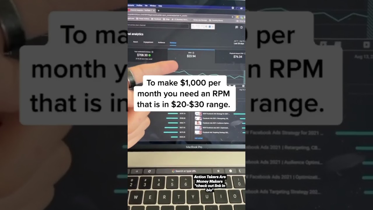 Make $1k per Month on YouTube