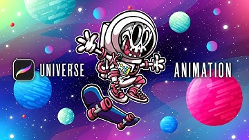 Procreate Animation｜Tutorial for Beginners｜Astronaut