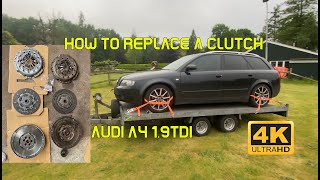 How to change a clutch on an Audi A4 2000-2005 1.9 TDI (AVF engine) and other VAG models!