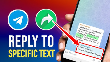 How to reply to a specific message in Telegram for Beginners 2024 || Tech Insights