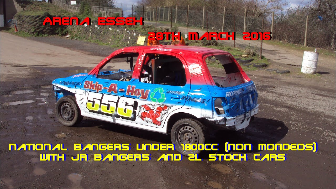 Arena Essex - National Bangers Under 1800CC With JR Bangers and 2L ...