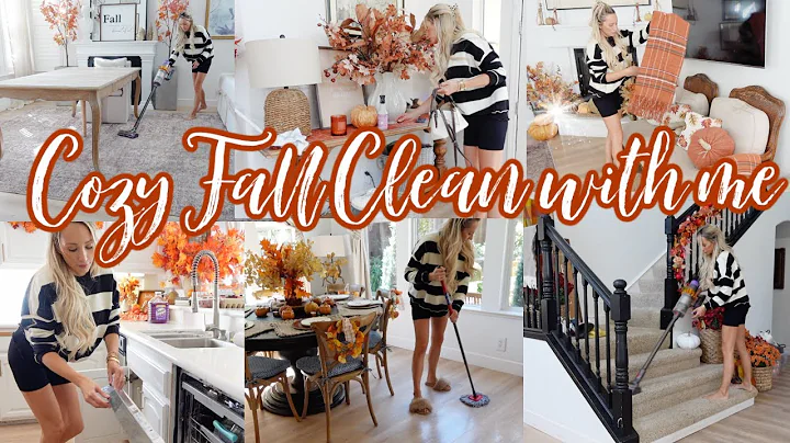 🍂 COZY & CALM FALL CLEAN WITH ME 🍂