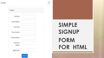 Create a Simple Sign Up Form For HTML with Dreamweaver CS6