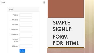 Create a Simple Sign Up Form For HTML with Dreamweaver CS6