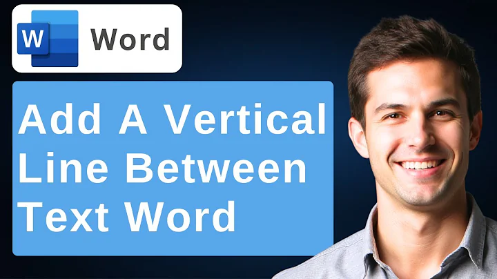 How To Add A Vertical Line Between Text In Microsoft Word [2025 Guide]