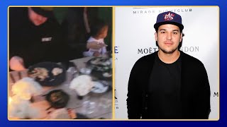 Rob Kardashian Seemingly Resurfaces at Kim Kardashian's Birthday