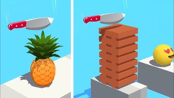 Slice It All Gameplay! Satisfying and Relaxing ASMR Slicing Video