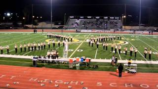 BHS Marching Band Senior Band Night (with a mess up)