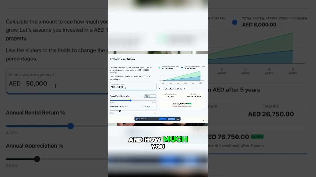 SmartCrowd's Investment Calculator