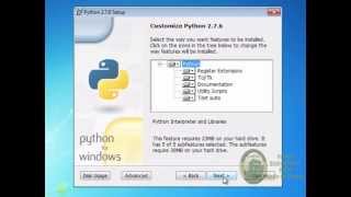 Instalación y prueba de Python en Windows 7