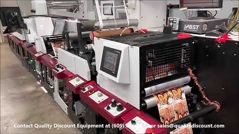 36-511 - Mark Andy P7 Digital Hybrid 13" 7 Color Press