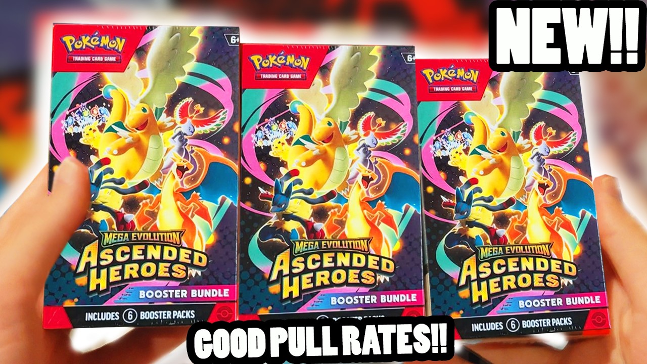 Opening NEW Pokemon Ascended Heroes Booster Bundles!! - YouTube