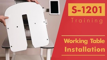 Smartstitch Embroidery Machine S1201 Get Started  How to Install Table