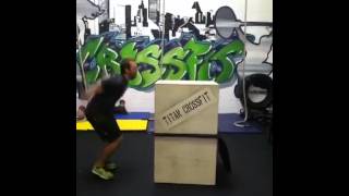 49inch Box Jump at Titan CrossFit screenshot 1