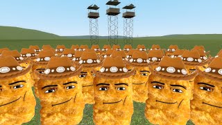Omega Nugget Vs Towers In Garry's Mod!