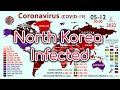 First Coronavirus Infection in North Korea (500M Cases Timelapse)