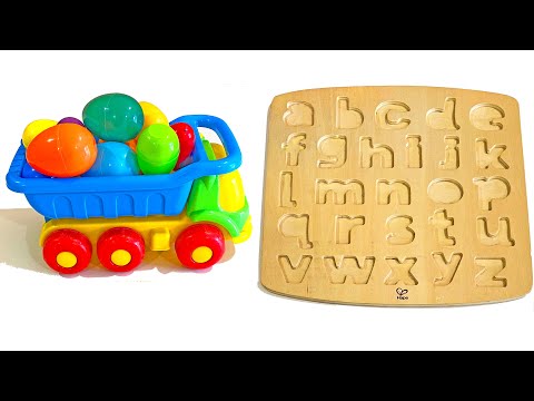 Видео: Учим Буквы Английского языка с деревянным пазлом | Буквы от A до Z