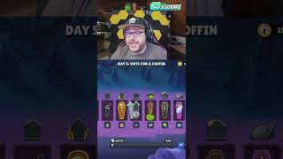 2x Free VINCE BOXES! My Day 5 prediction! #scarycoffins #brawlstars