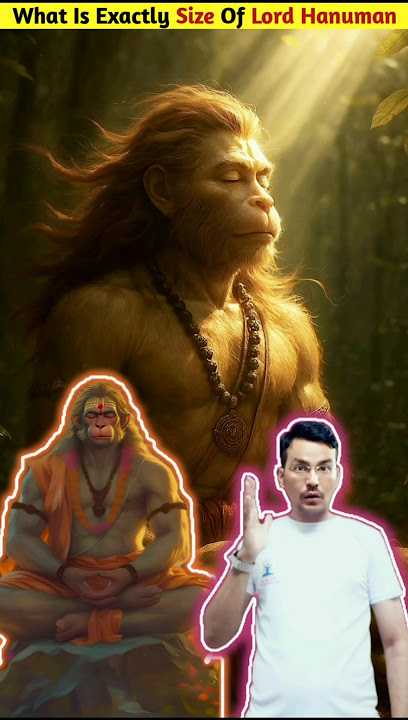 What Is Size Of Lord Hanuman Ji ? #facts #shortsfeed #hanuman #dailyfacts #spiritualvlogs10 #viral