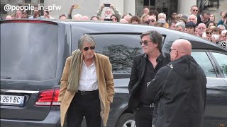 Jacques Dutronc et Thomas Dutronc aux obsèques de Françoise Hardy à Paris - 20.06.2024