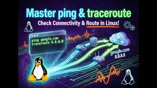 Master ping &amp; traceroute   Check Connectivity &amp; Route in Linux!