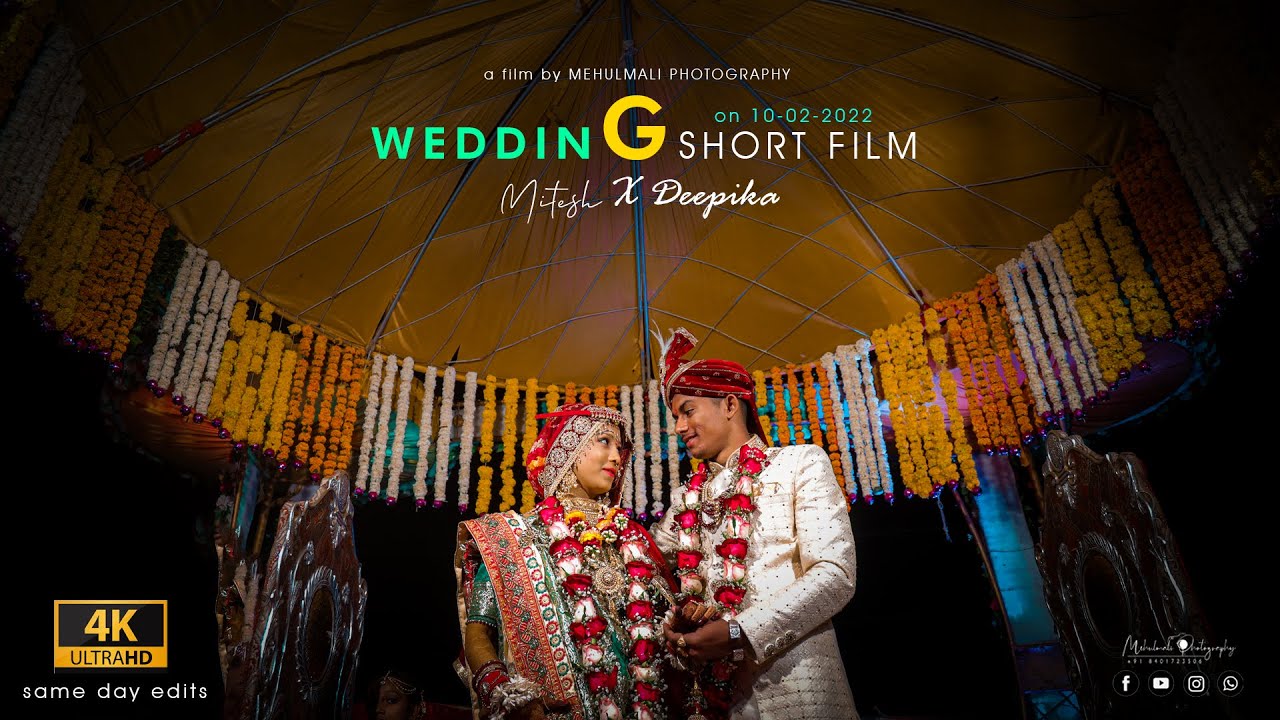 4K VIDEO || Shrivali || Cinematic Wedding Highlight 2022 | Mitesh & Deepika |