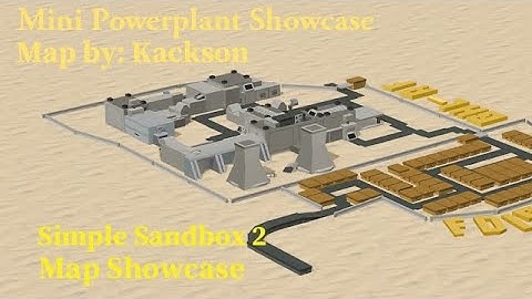 Simple Sandbox 2 Map Showcase | Mini Powerplant