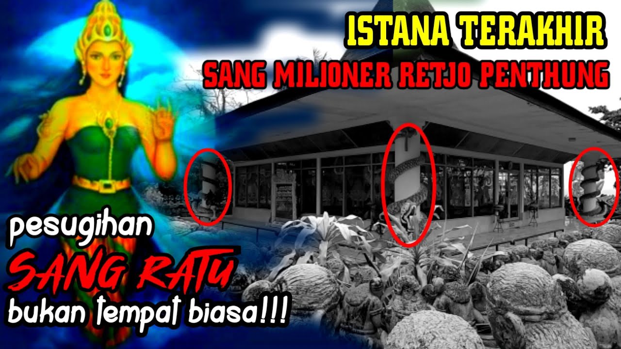 PUSAT PESUGIHAN SEGORO KIDUL‼️ simbol siluman ularnya disetiap tiang...