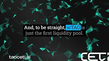 Why CETI AI is paired with wTAO, and it