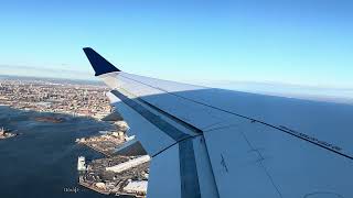 Delta A220 bumpy takeoff out of LaGuardia + snow