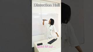 POV : WHEN YOU REACH DISSECTION HALL BEFORE EVERYONE #shorts #viral #shortsfeed #aiims #neet 6/75