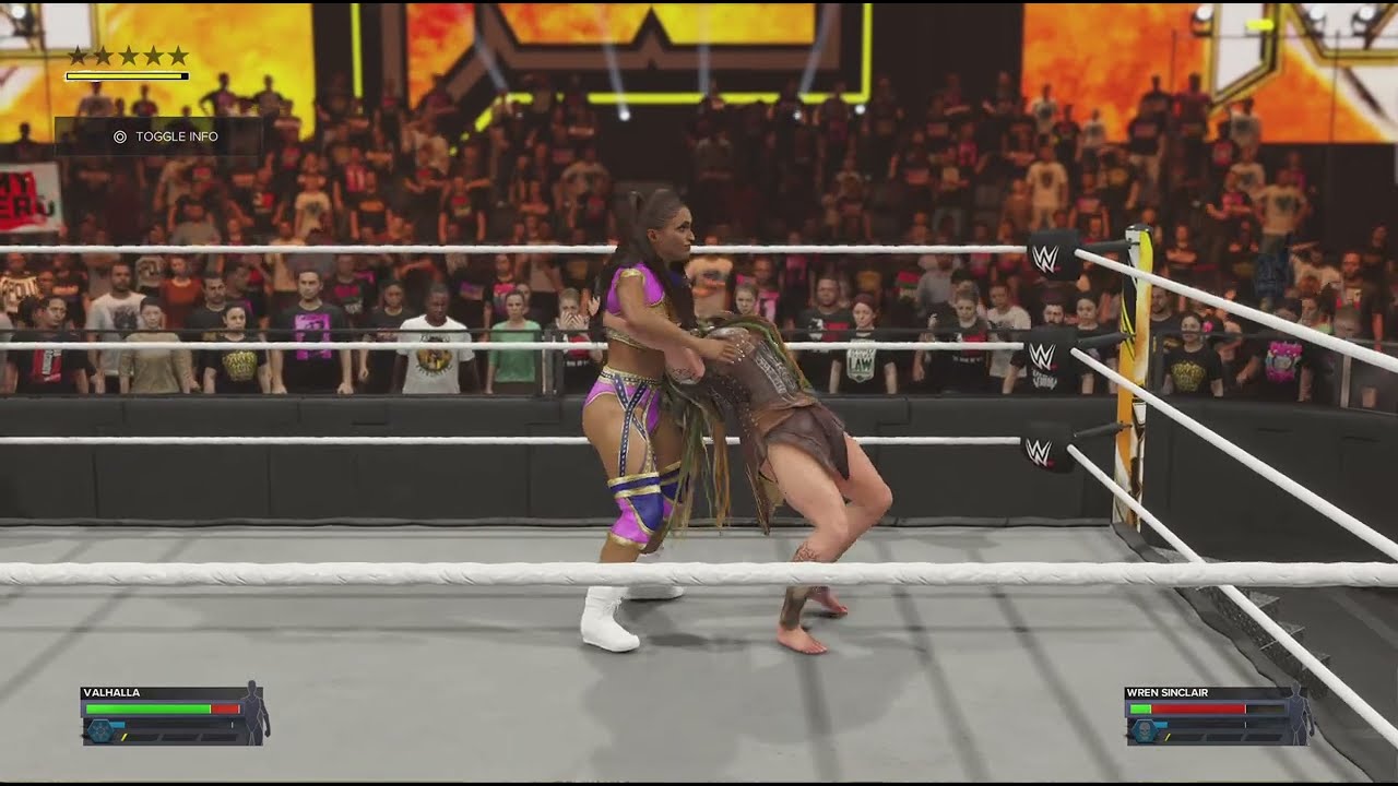 WWE 2K24 NXT Wren Sinclair vs. Valhalla