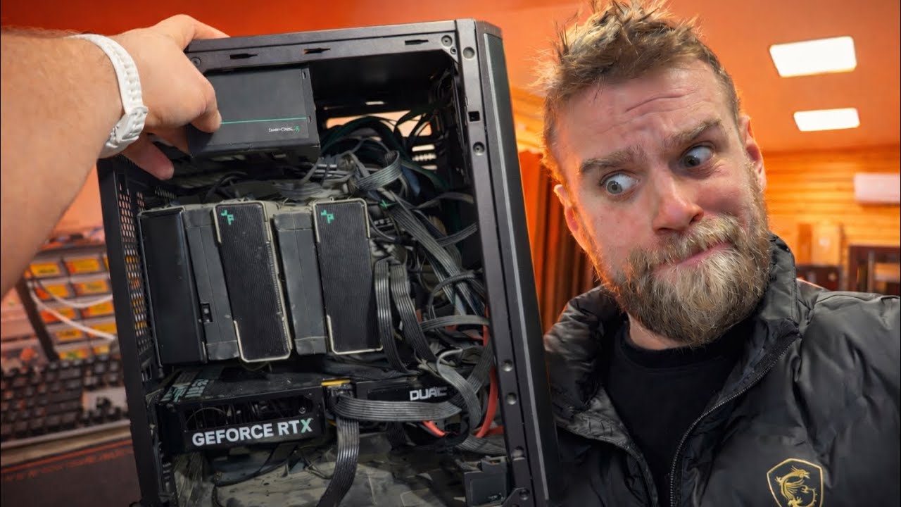 Клиент принес грязный и сломанный ПК! 🤬  + Эксклюзивный корпус HappyPC Limited Edition 😱🔥