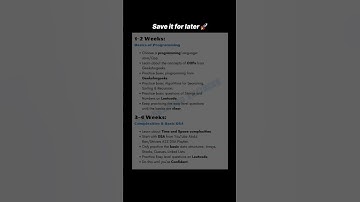 6 Months Placements Roadmap…! #coding #codinglife #softwareengineer #software #programminglanguage