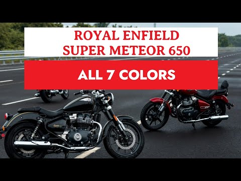 New | Royal Enfield Super Meteor 650 | All 7 Colors Walkaround