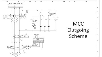 How to read Electrical Drawing or Scheme (Part-1) || Outgoing feeder with SDF & MCCB with ELR