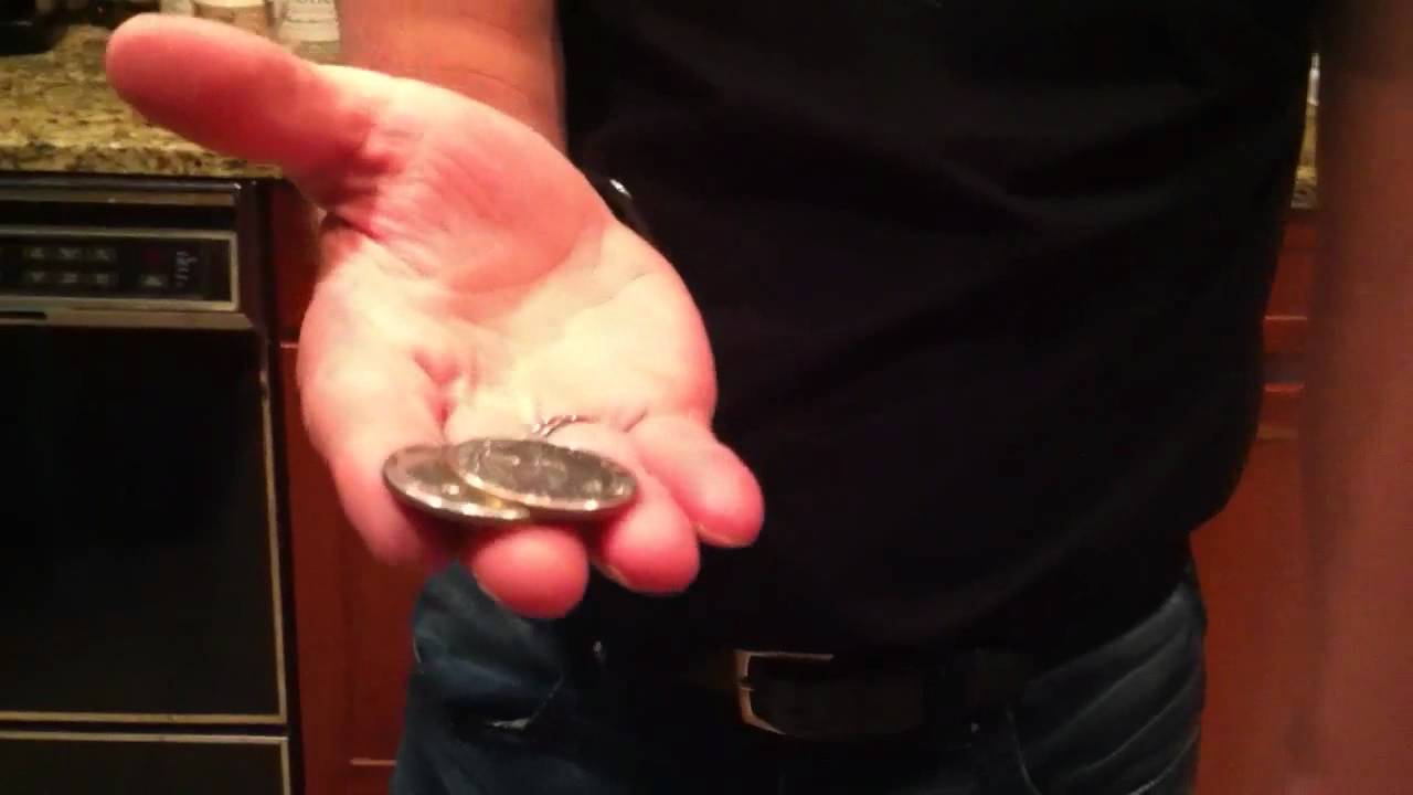 Magic trick opium coins
