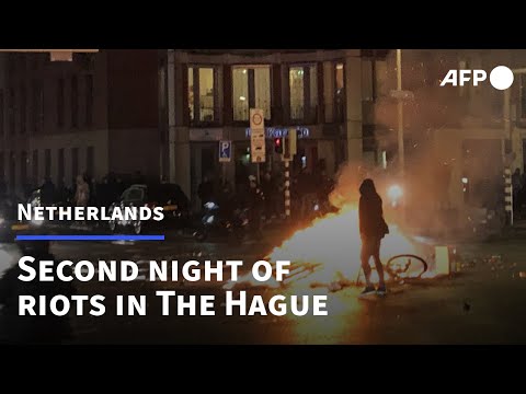 Fresh Covid riots hit Dutch city for second night | AFP