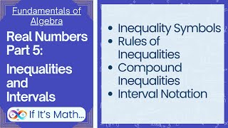 Inequalities and Interval Notation