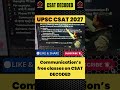 UPSC CSAT 2027 | UPSC CSAT 2027 Communication online Free Classes | by Vikas sir