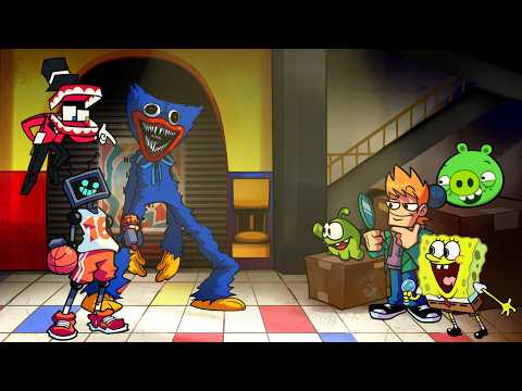 FNF - Playtime Redux but Different Characters Sing It 🎶 (Everyone Sings Playtime)