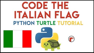 Python Turtle - Code the Italian Flag Tutorial