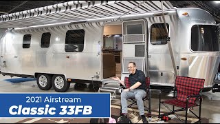 2021 Airstream Classic 33FB Comfort White | Walk Through Tour