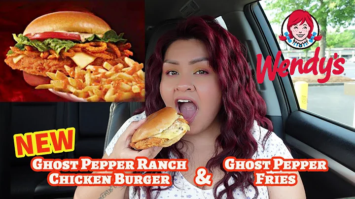 Wendys NEW GHOST PEPPER RANCH CHICKEN SANDWHICH & GHOST PEPPER FRIES | Review