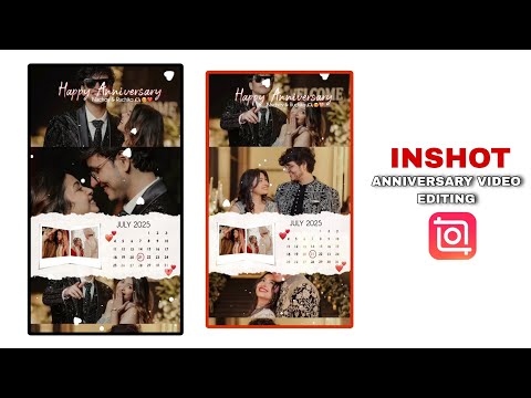 Wedding Anniversary Video Editing In Inshot | Anniversary Video Editing | Anniversary Editing