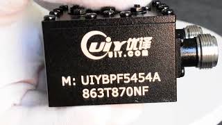 UIY 863~870MHz 5G Band Pass Filter 868MHz 30W RF Cavity Filter