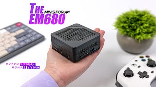 The Worlds Smallest Ryzen Gaming PC Ever! Minisforum EM680 Hands