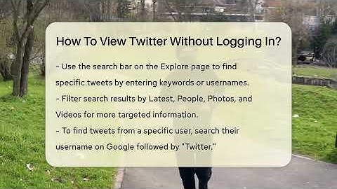 How To View Twitter Without Logging In? - Everyday-Networking