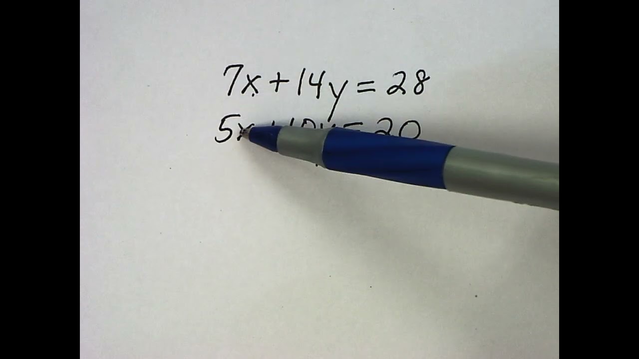 Lesson 5.4: Solve Systems using Elimination