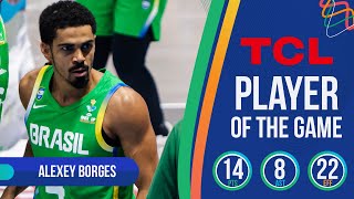Alexey Borges (14 PTS) stands out with all-around game in BRA 🇧🇷 win over BAH at #AmeriCup 2025!